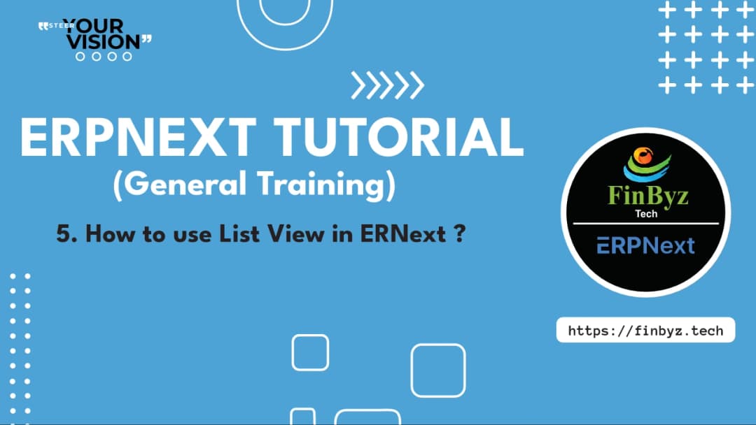 Guide to Utilizing List View in ERPNext