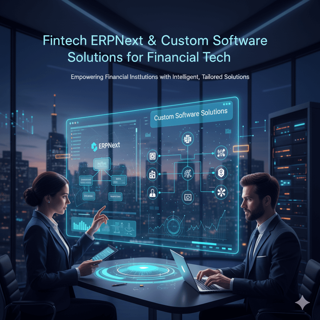 Fintech ERPNext & Custom Software Solutions for Financial Tech
